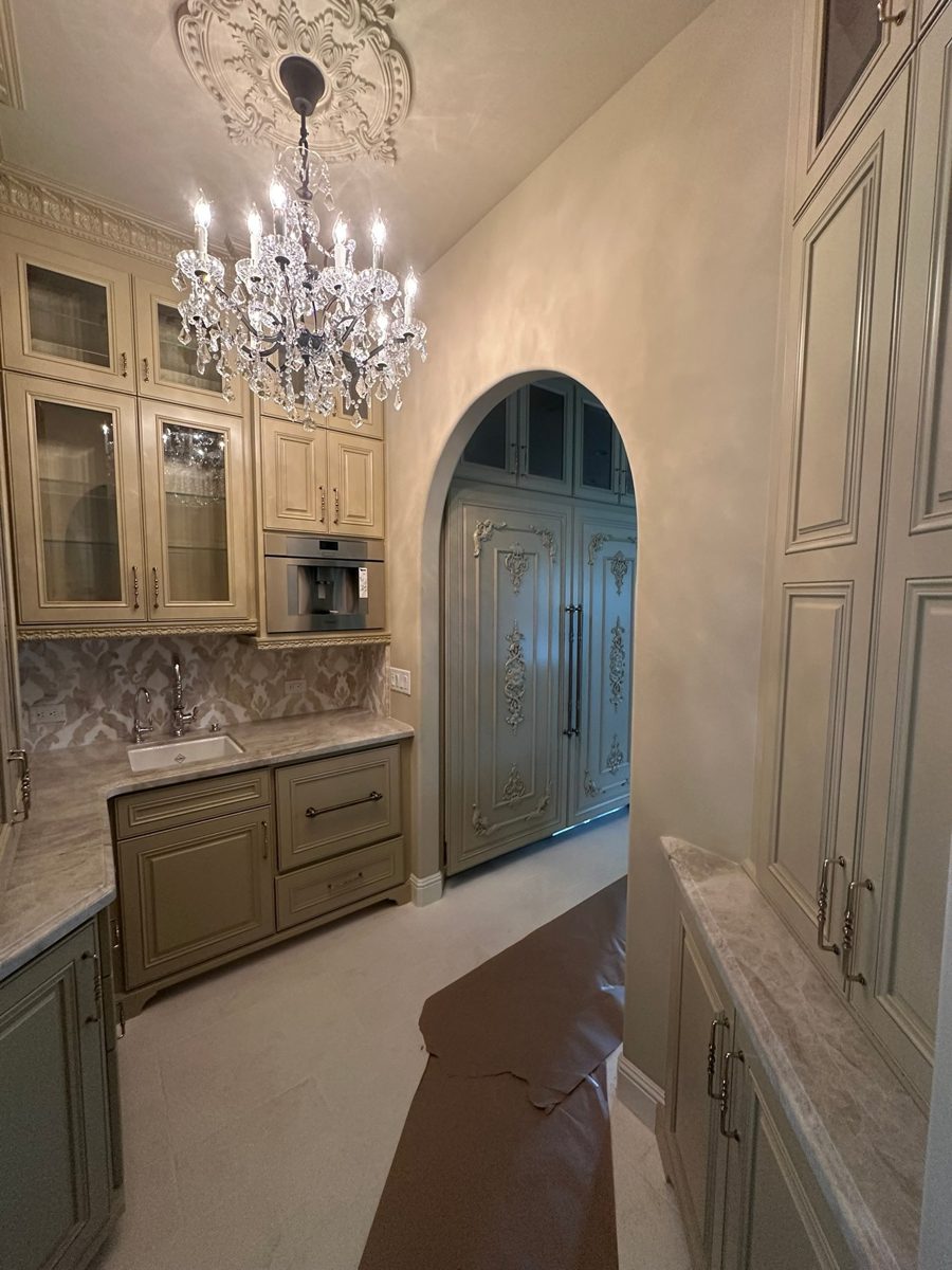 Cabinet refinishing