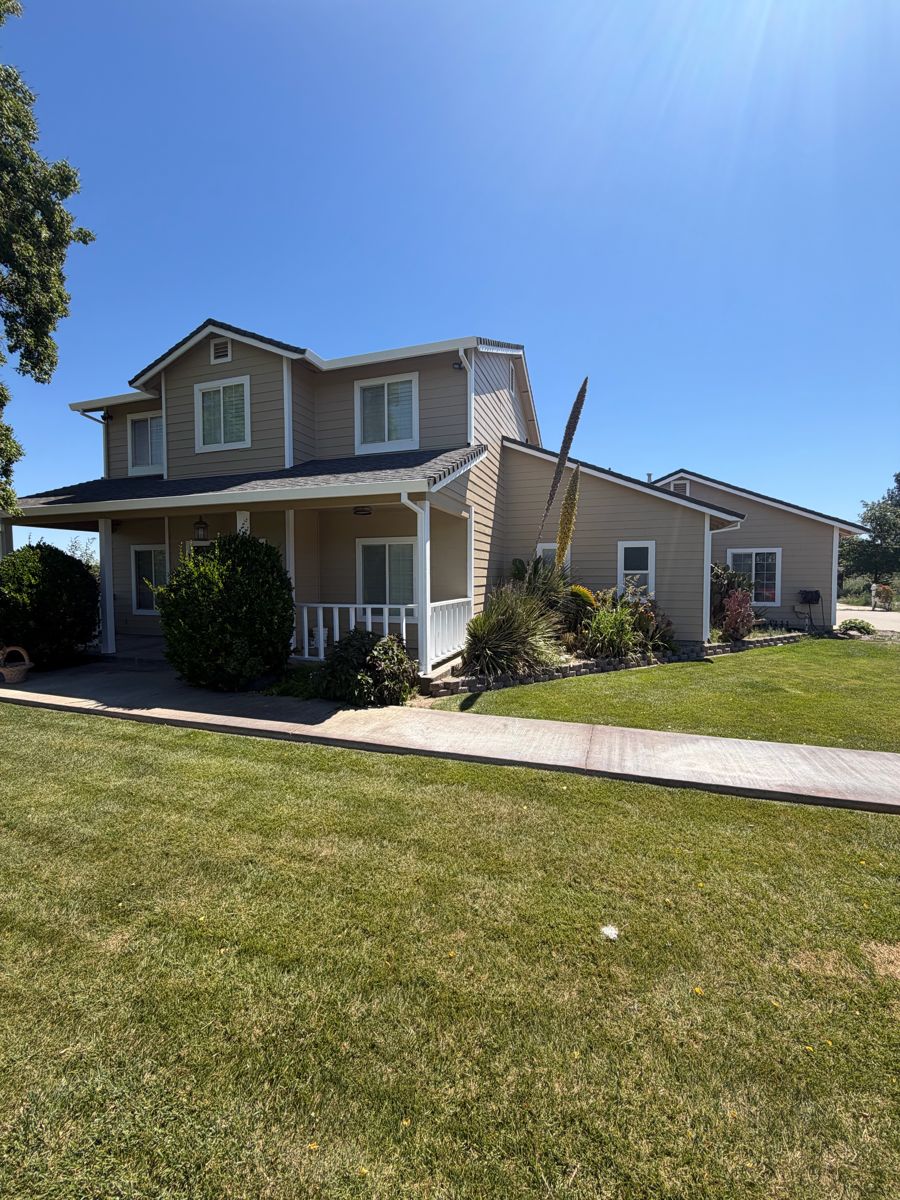 Two-story home exterior